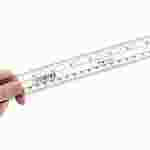 Clear Flexible Ruler with English/Metric 15 cm