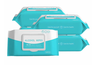 Alcohol Wipes, 75%, 60 per Canister