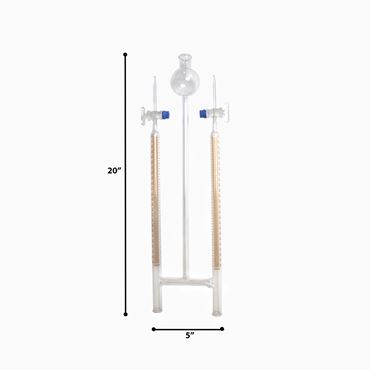 stopcocks, gas collection, reservoir blub