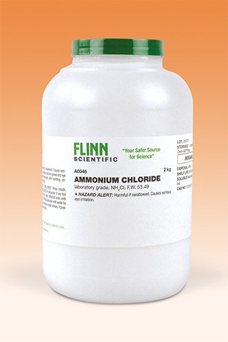 Ammonium Chloride [NH4Cl] 99.9% ACS Grade Powder 4 Oz in a Bottle