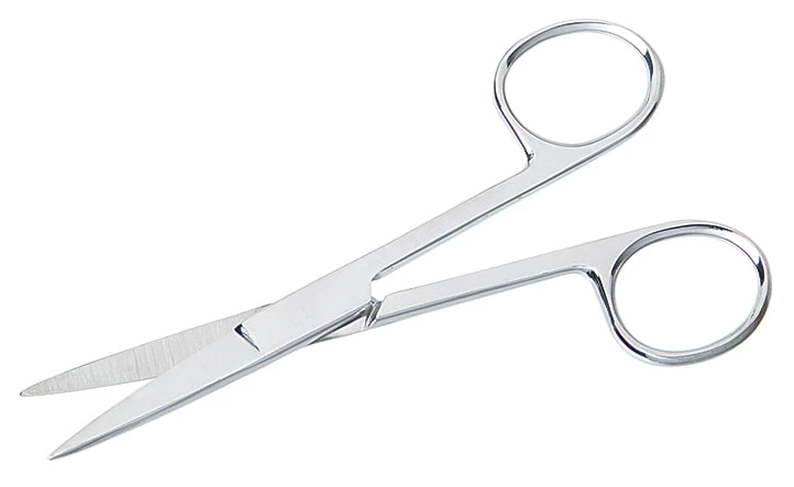 4 5/8 Plastic Scissors – straight pointed blades - BOSS Surgical  Instruments