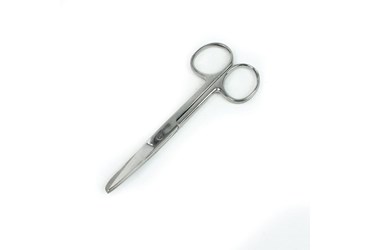 Surgical Dissection Scissors with Sharp Points and Straight Blades