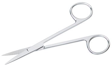 Iris Type Dissection Scissors with Straight Blades