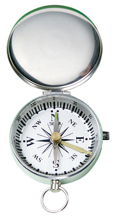Magnetic Compass with Cover for Field Studies in Earth Science and Environmental Science