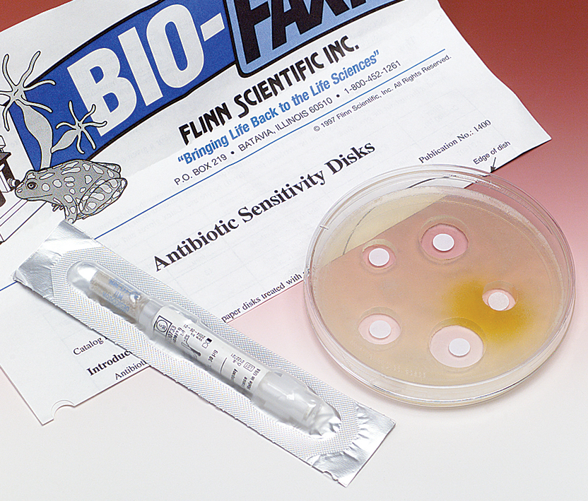 antibiotic sensitivity disks neomycin