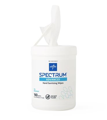 Alcohol Wipes, 75%, 60 per Canister