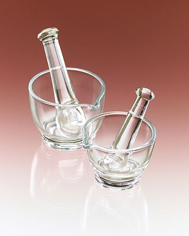 Glass Mortar and Pestle Set 2 oz