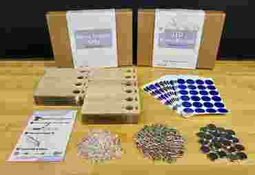 Brown Dog Gadgets LED Acrylic Name Badge Kit - 25 Pack