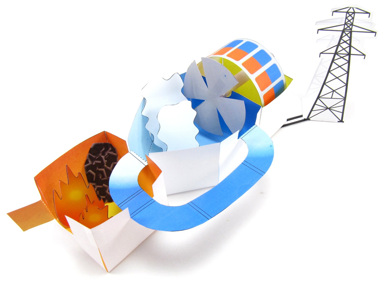 Generating Electricity—NewPath 3-D Model Kit