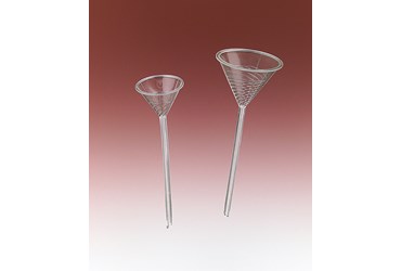 Plastic (PMP) Long-Stem Filtering Funnel for 7.5 to 9 cm Filter Paper
