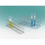 Zinc-Plated Test Tube Rack for 19 mm Tubes