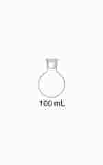 Organic Chemistry Glassware Round Bottom Boiling Flask 100 mL