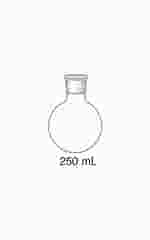 Organic Chemistry Glassware Round Bottom Boiling Flask 250 mL