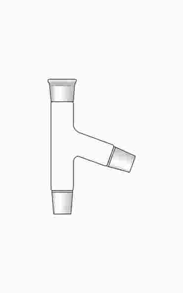 Organic Chemistry Glassware Three-Way Connecting Tube