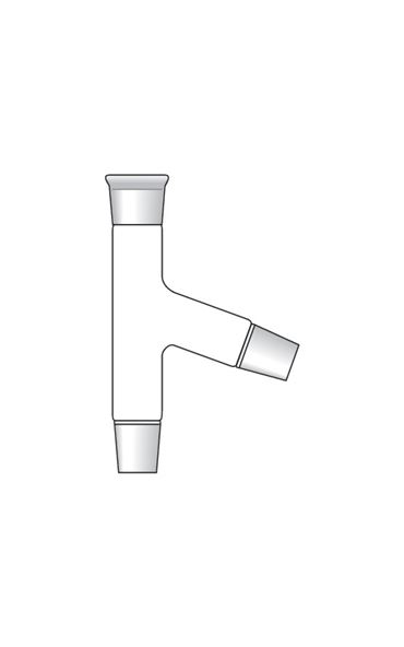 Organic Chemistry Glassware Three-Way Connecting Tube