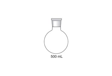 Organic Chemistry Glassware Round Bottom Boiling Flask 500 mL