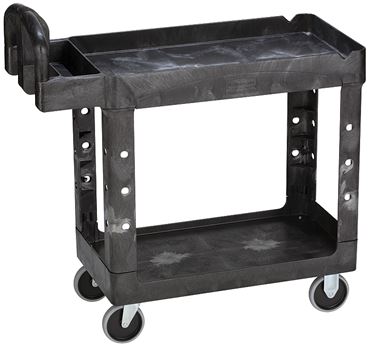 Two-Shelf Polypropylene Cart 39" L x 17-7/8" W x 33-1/4" H
