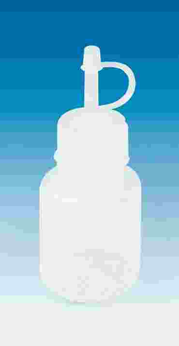 Bottle, Dropping, Polyethylene, Screw-on Cap, 30-mL