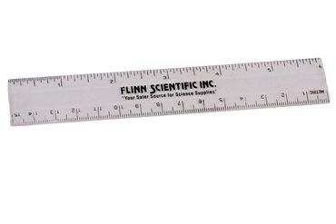 Transparent Ruler with English/Metric 15 cm