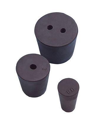 Solid Rubber Stoppers Size 00