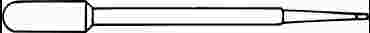 Thin Stem Beral Pipets Package of 500