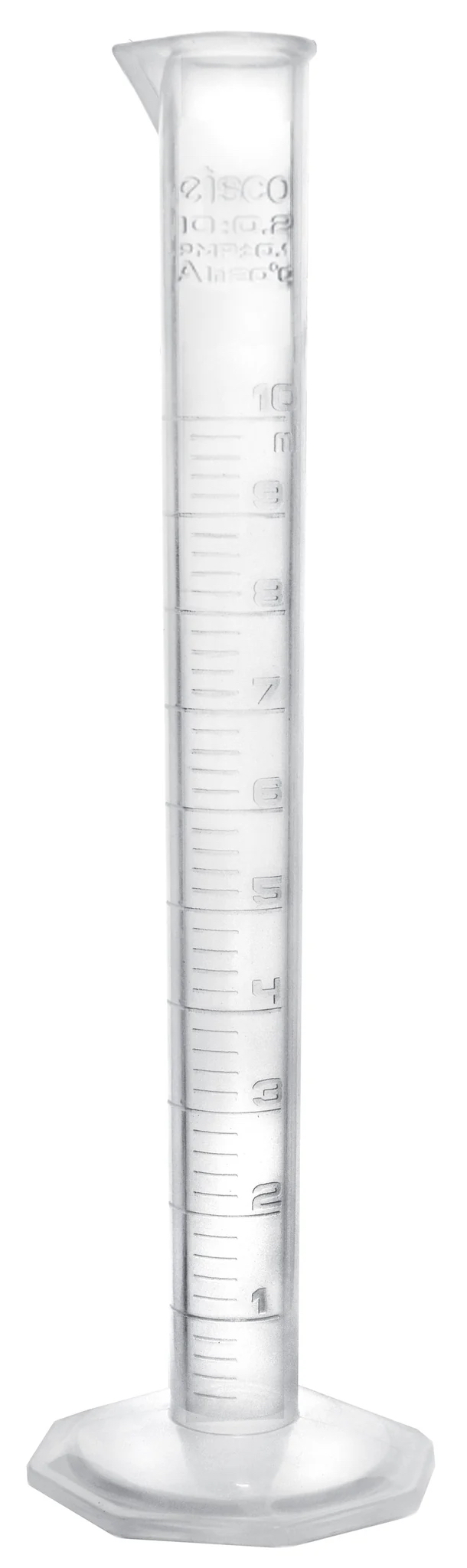 Graduated Cylinder Polymethylpentene 10 ml