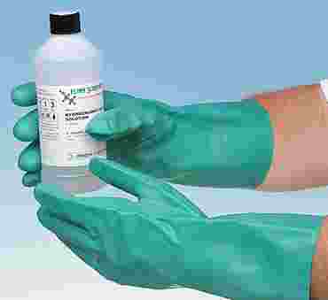 PPE and Lab Safety Nitrile Acid-Resistant Gloves, Size No. 7