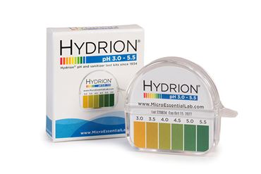 Hydrion Narrow Range pH Test Paper 0.0 to 1.5