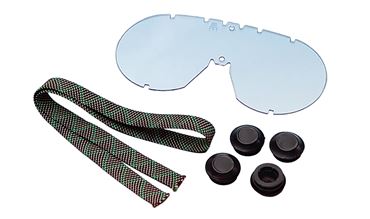 Replacement Lens for Standard Vented Lab Safety PPE Chemical Splash Goggles