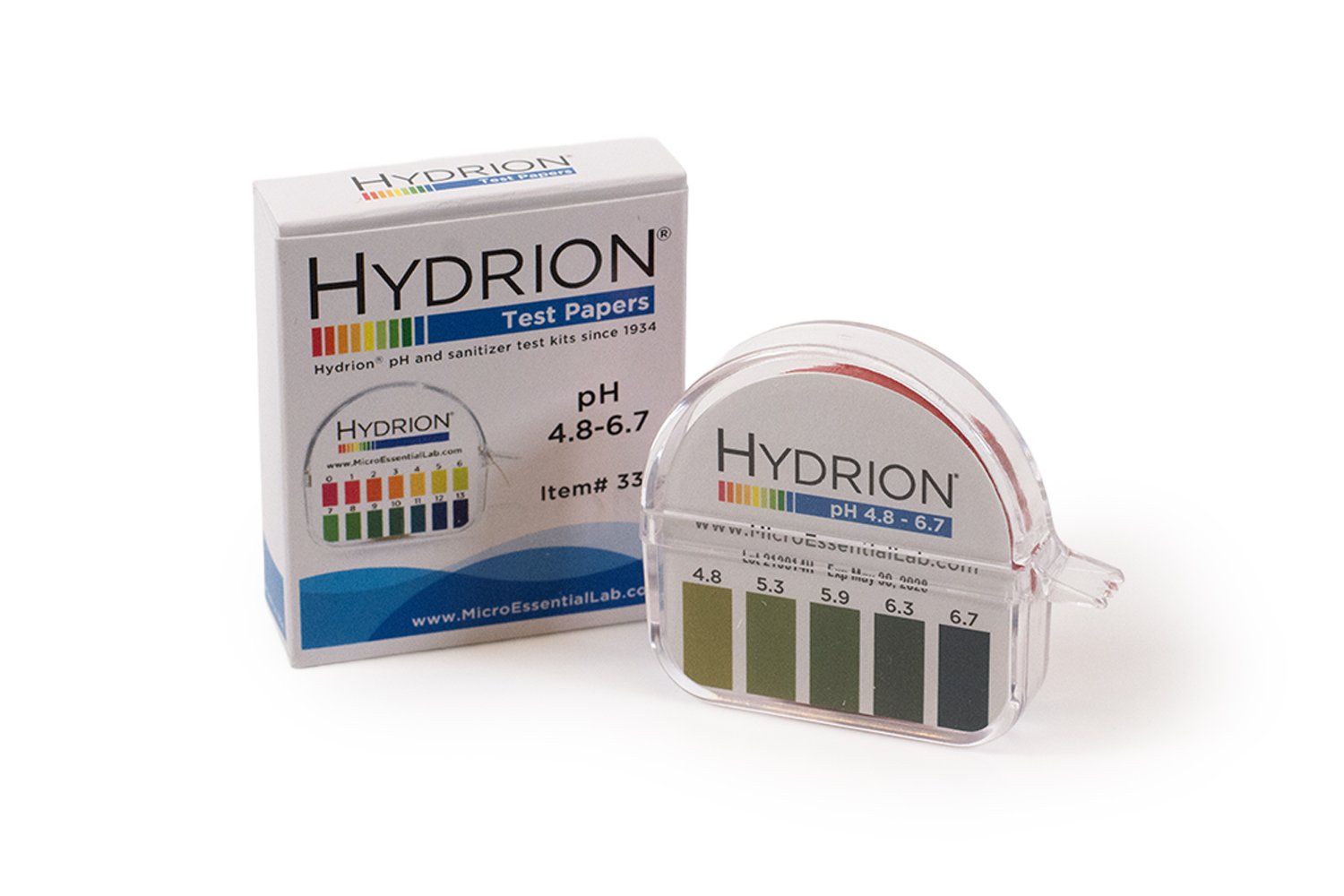 Hydrion Narrow Range pH Test Paper 0.0 to 1.5