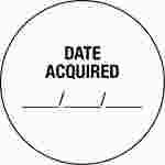 Date Acquired Labels