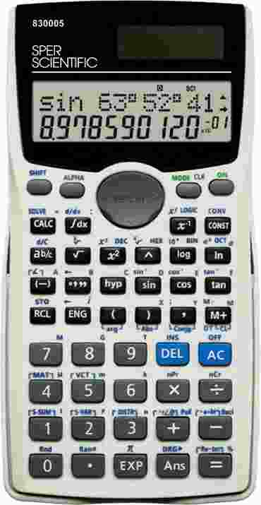 Scientific Calculator with Large Display