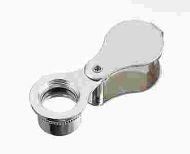 Nickel-Plated Pocket Folding Magnifying Glass