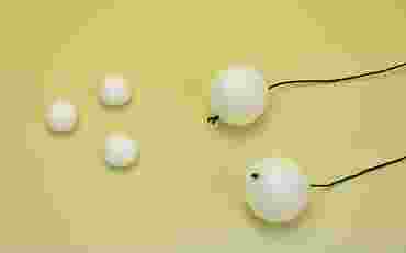 Pith Balls without Threads