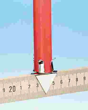 Candle Holder for Meter Stick Optics Bench