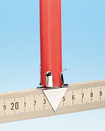 Candle Holder for Meter Stick Optics Bench