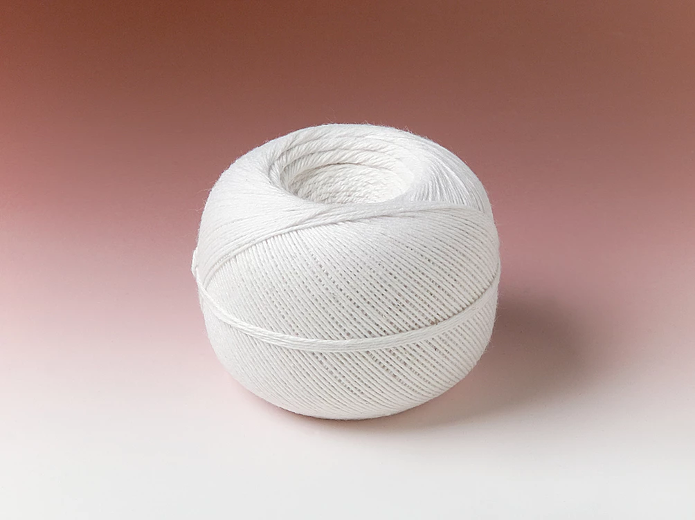 White Thick Cotton String 403 - ø4mm