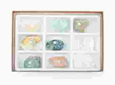 Moh’s Hardness Scale Mineral Collection for Geology and Earth Science