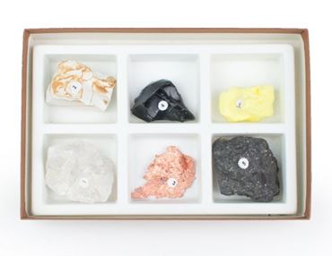 Fracture Mineral Collection for Geology and Earth Science
