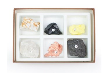 Fracture Mineral Collection for Geology and Earth Science
