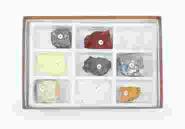 Color and Streak Mineral Collection for Geology and Earth Science