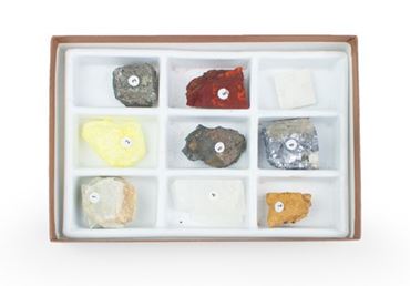 Color and Streak Mineral Collection for Geology and Earth Science