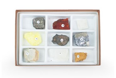 Color and Streak Mineral Collection for Geology and Earth Science