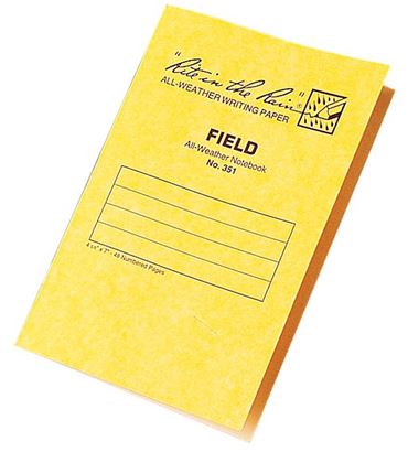 All-Weather Waterproof Field Notebook