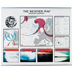 Weather Map Chart for Earth Science and Meteorology