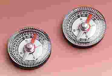 Small Magnetic Compass for Field Studies in Earth Science and Environmental Science