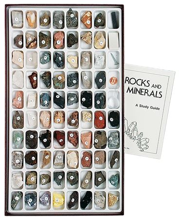 Introductory Rock and Mineral Collection for Geology and Earth Science