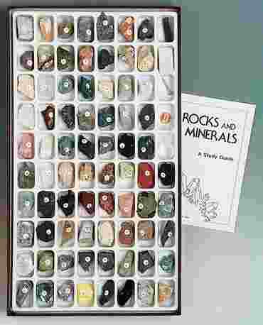 Introductory Rock and Mineral Collection for Geology and Earth Science