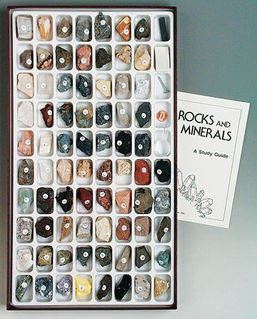 Introductory Rock and Mineral Collection for Geology and Earth Science