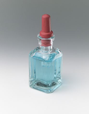 Square Glass Dropping Bottle Barnes